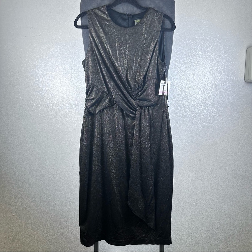 Taylor Women’s Elegant Black Sleeveless Dress Size 10